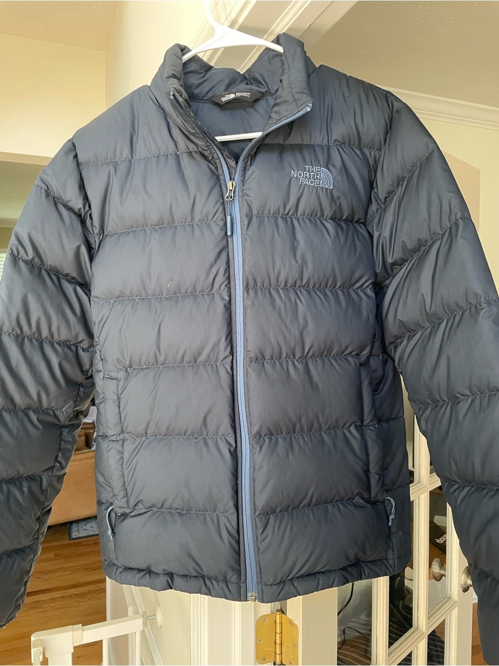 The North Face Men's Dark Blue Quilted Puffer Jacket